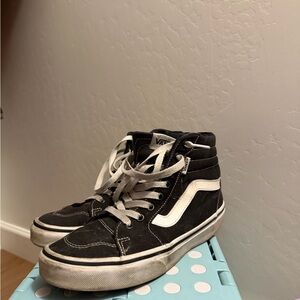 Vans Sk8-Hi Black White High Top Sneakers